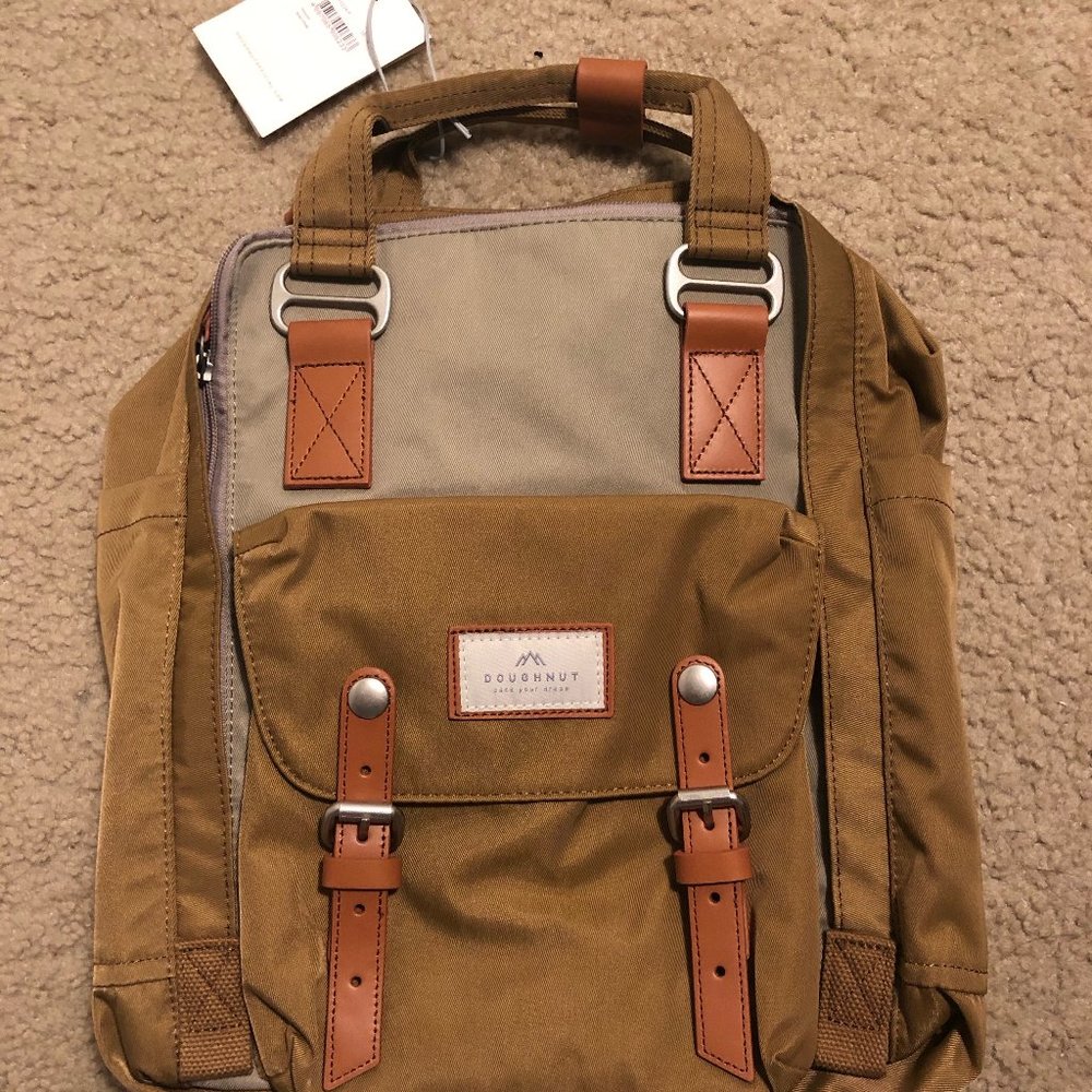NWT Doughnut Backpack Macaroon Beige x Kha…